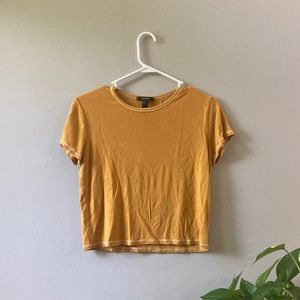 Forever 21 Mustard Shirt